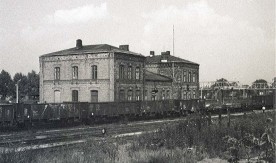 Dworzec w Dąbrowie Górniczej, 1983. Fot. J. Szeliga. Numer inwentarzowy:...